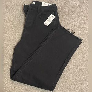 PacSun Eco Black High Waisted Straight Leg Jeans Black in Size 26